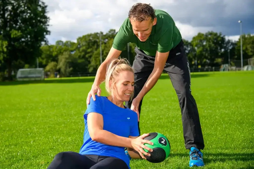Fit training buiten bal