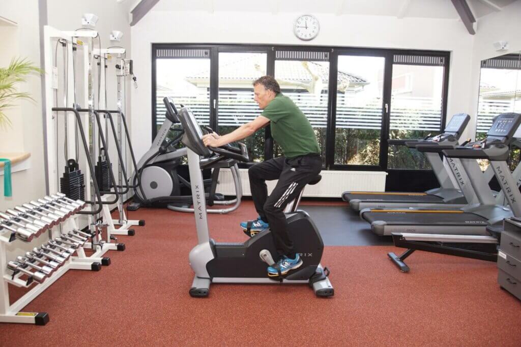 Fietsen sporten Peter